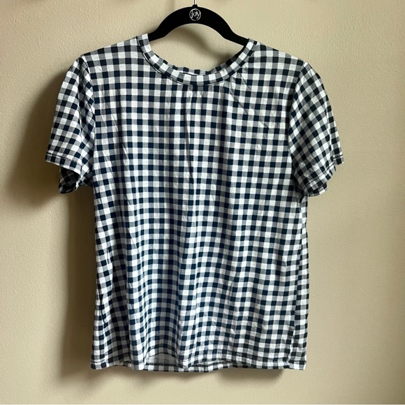 J. Crew gingham t shirt - Picture 2 of 4